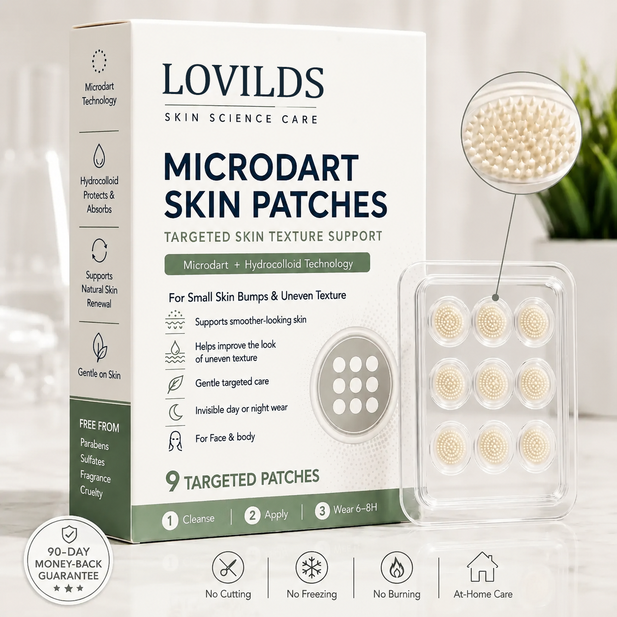 ⏰ LIMITED TIME TODAY!LOVILDS®2-in-1 Microneedle & Hydrocolloid Patch🍀 | Invisible Patches for Face & Body 🔥 Crazy 50% OFF + BOGO Free!