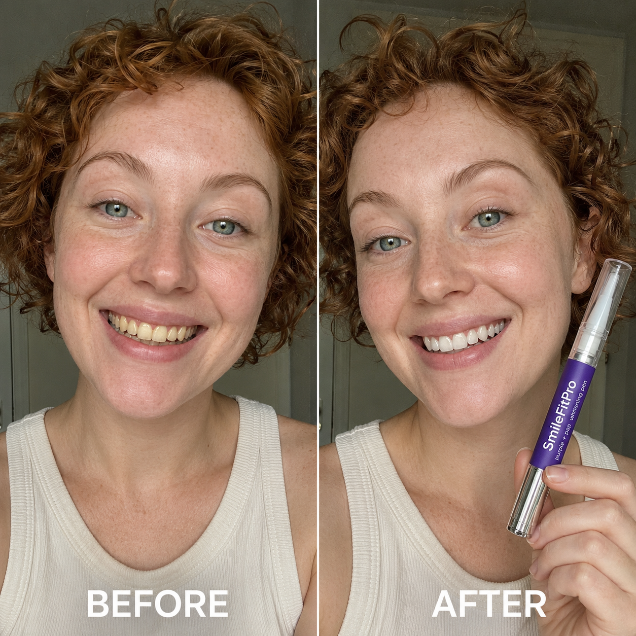 SmileFitPro PAP+ Purple Teeth Whitening Pen